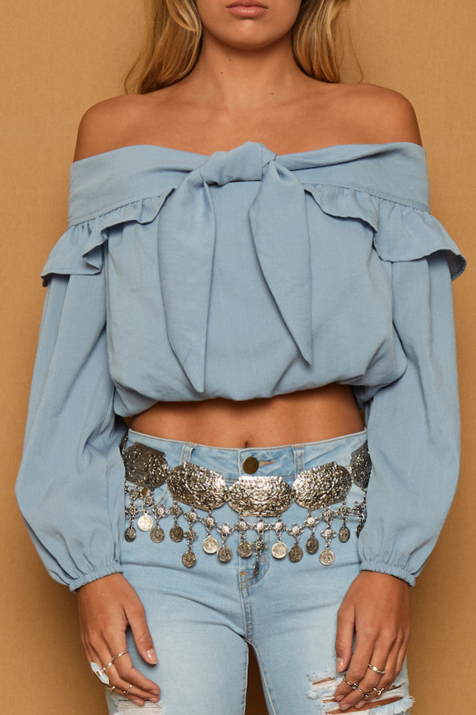 Arabella Top Blue-Trogz