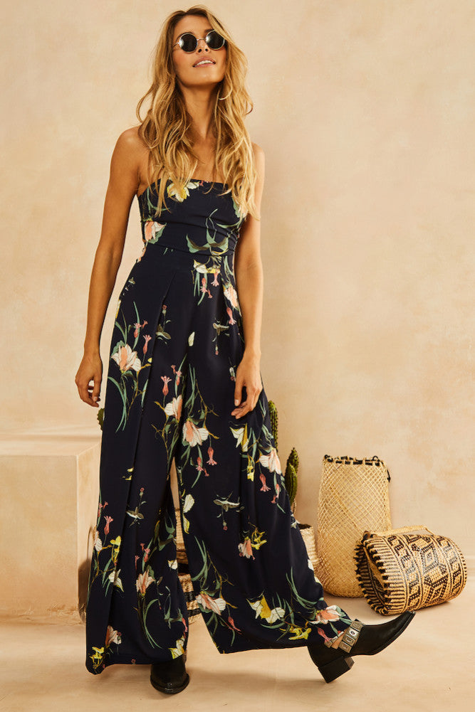 Antonella Jumpsuit Navy-Trogz