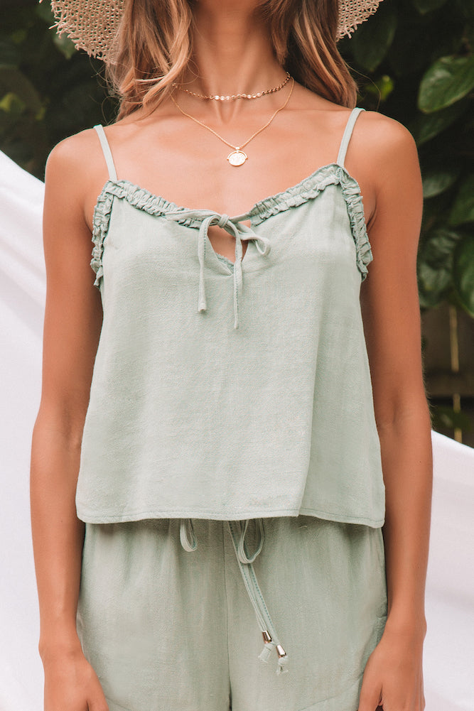 Bayberry Crop Top Sage-Trogz