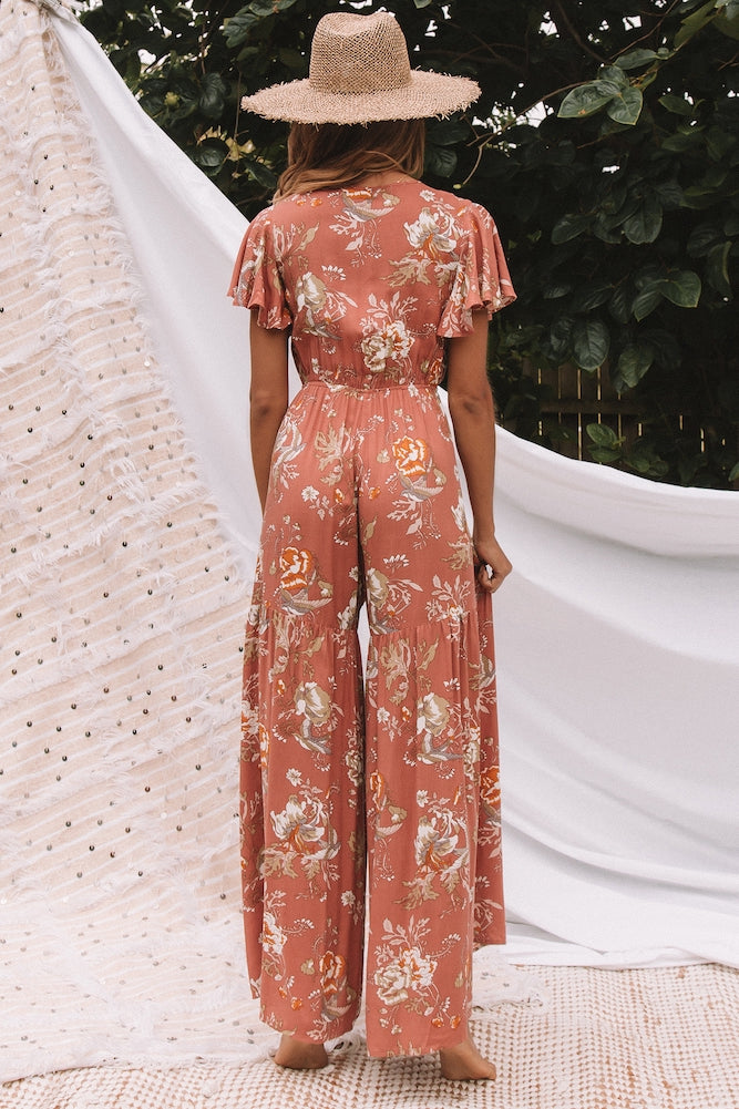 Aztec Jumpsuit Rose-Trogz