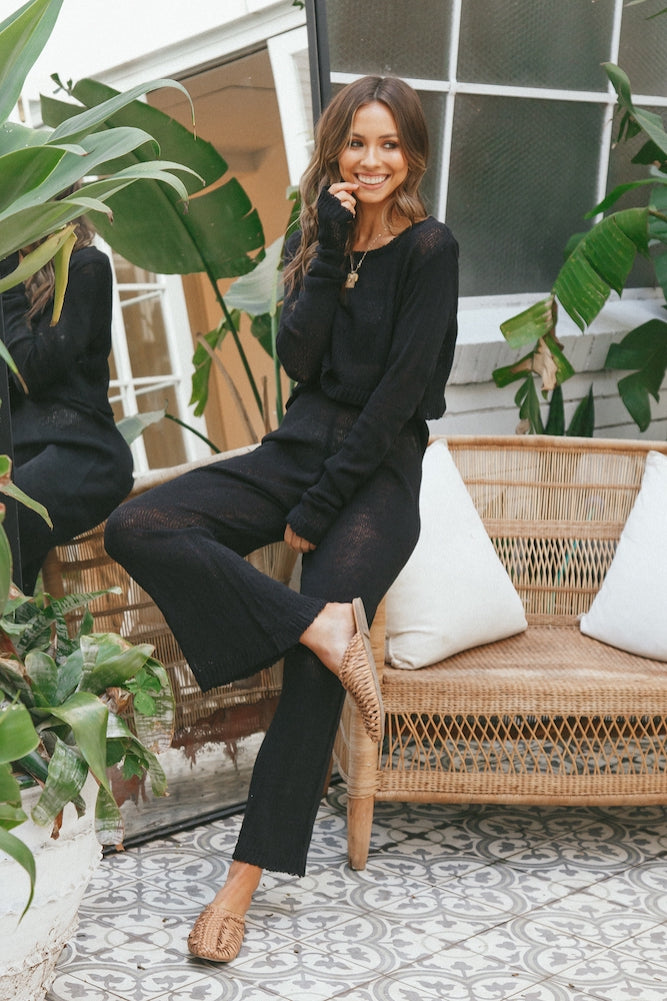 Ancient Names Knit Set Black-Trogz