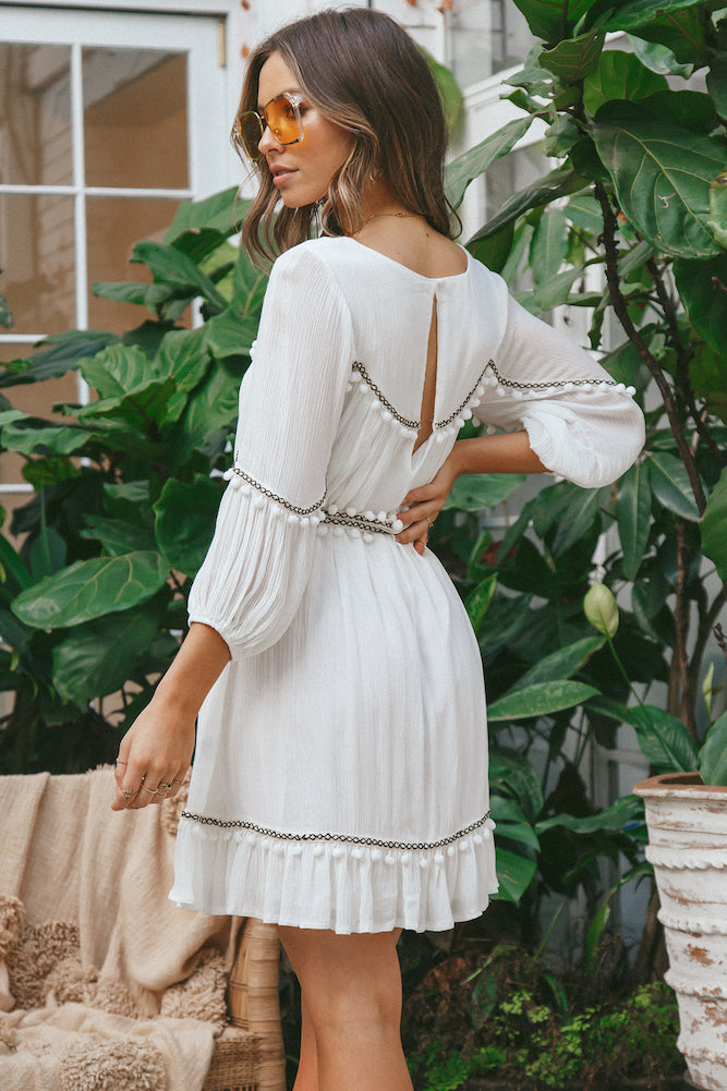 Antidote Dress White-Trogz