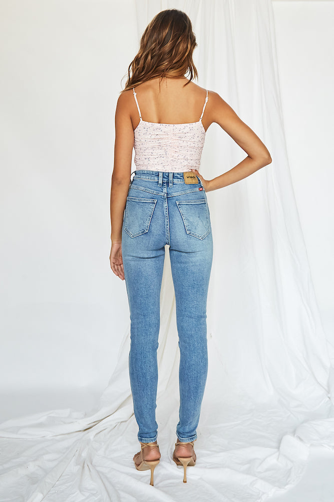 Angelic Girl Crop Top Pink-Trogz