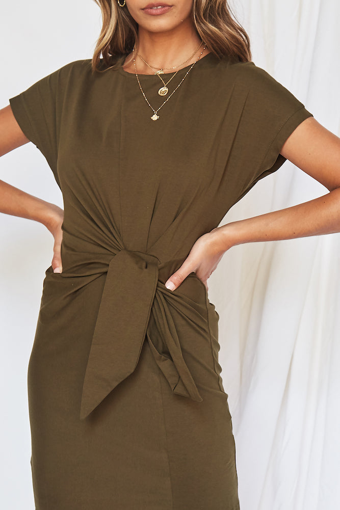 Arabesque Dress Khaki-Trogz