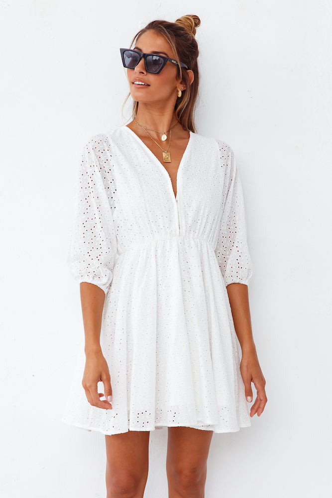 Amor Fati Dress White-Trogz