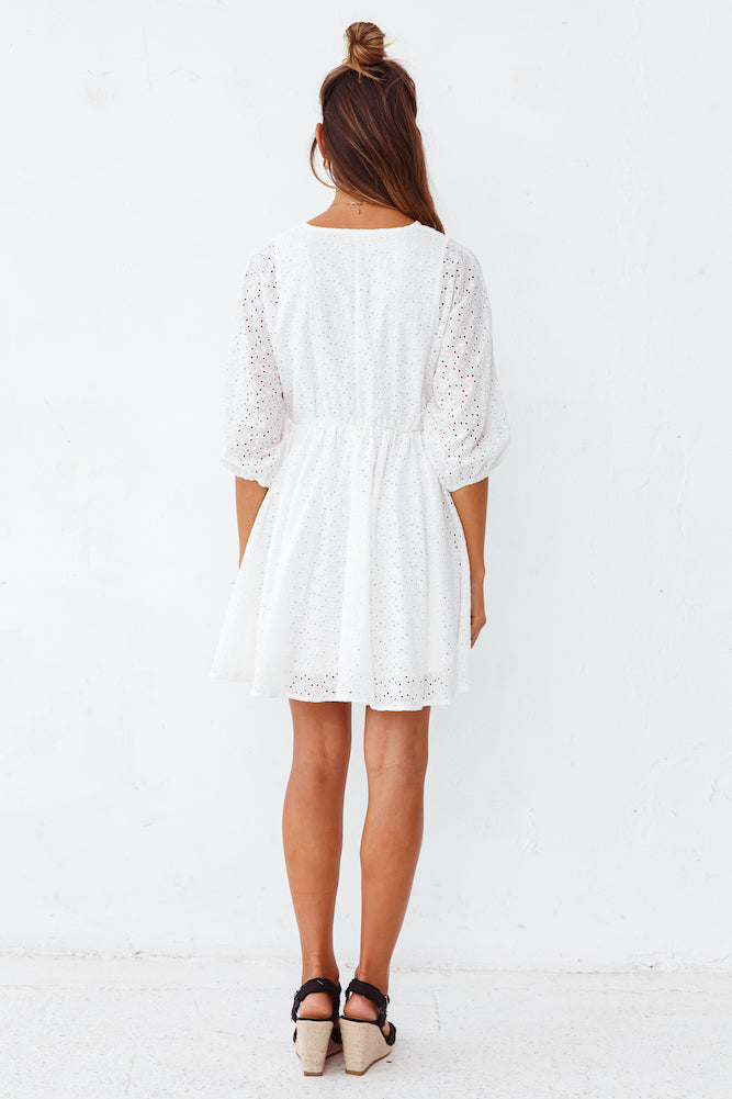 Amor Fati Dress White-Trogz