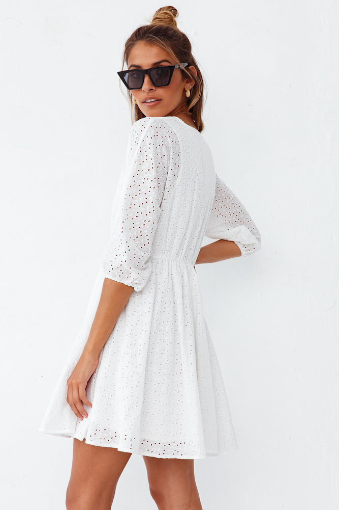 Amor Fati Dress White-Trogz
