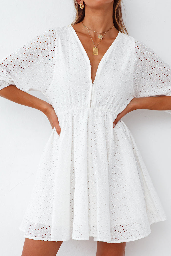 Amor Fati Dress White-Trogz
