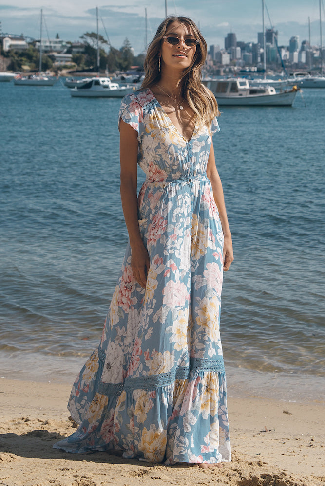 A Long Goodbye Maxi Dress-Trogz