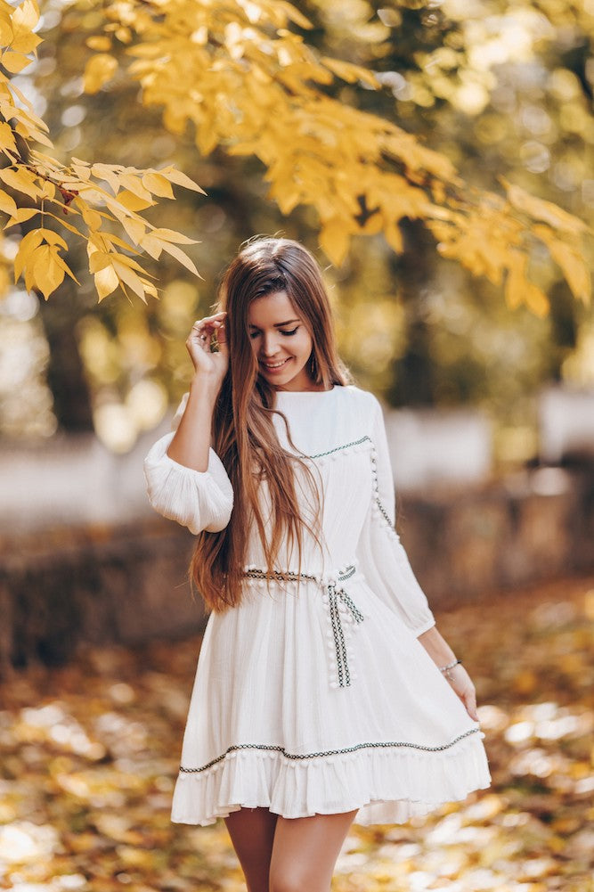 Antidote Dress White-Trogz