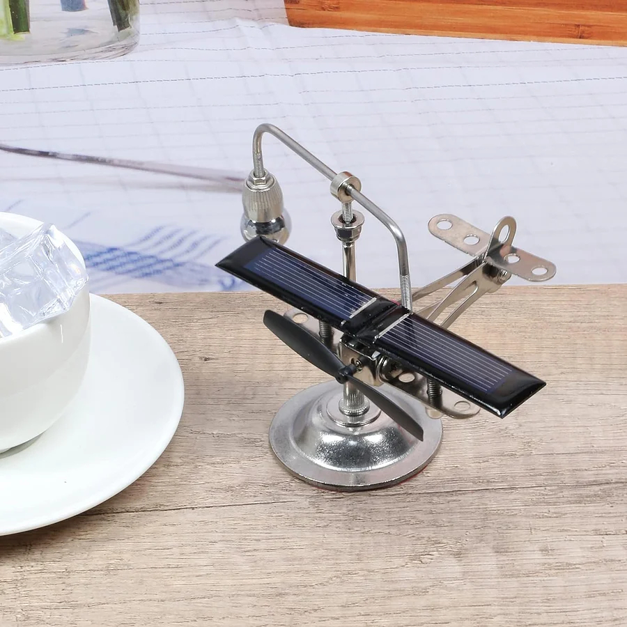Solar Plane Aircraft Balancing Toy