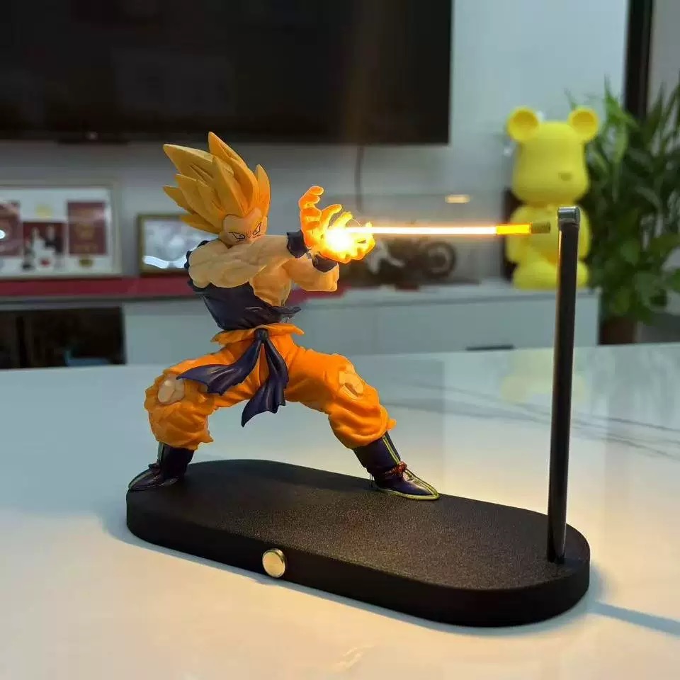 Dragon Ball Goku Kamehameha Floating Night Light – USB Rechargeable