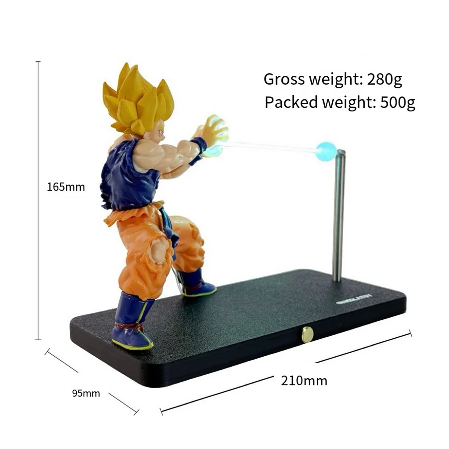 Dragon Ball Goku Kamehameha Floating Night Light – USB Rechargeable