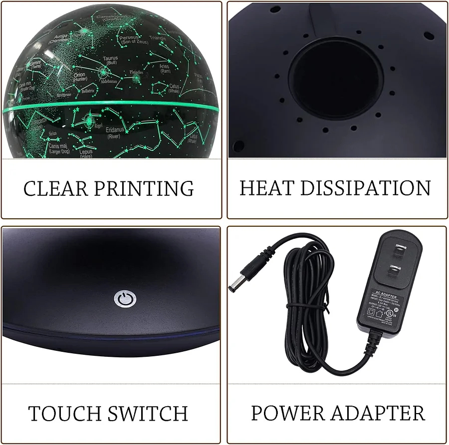 Magnetic Levitation Display Stand - Auto-Rotating Floating Platform for Phones, Jewelry & Collectibles | Cool Tech Gadget Gift