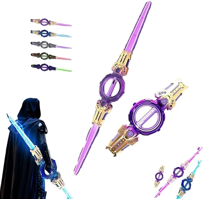 Spinning double-edged sword, rotating mechanism , cool light , sound effects , perfect choice for a rave party – Game of Thrones!