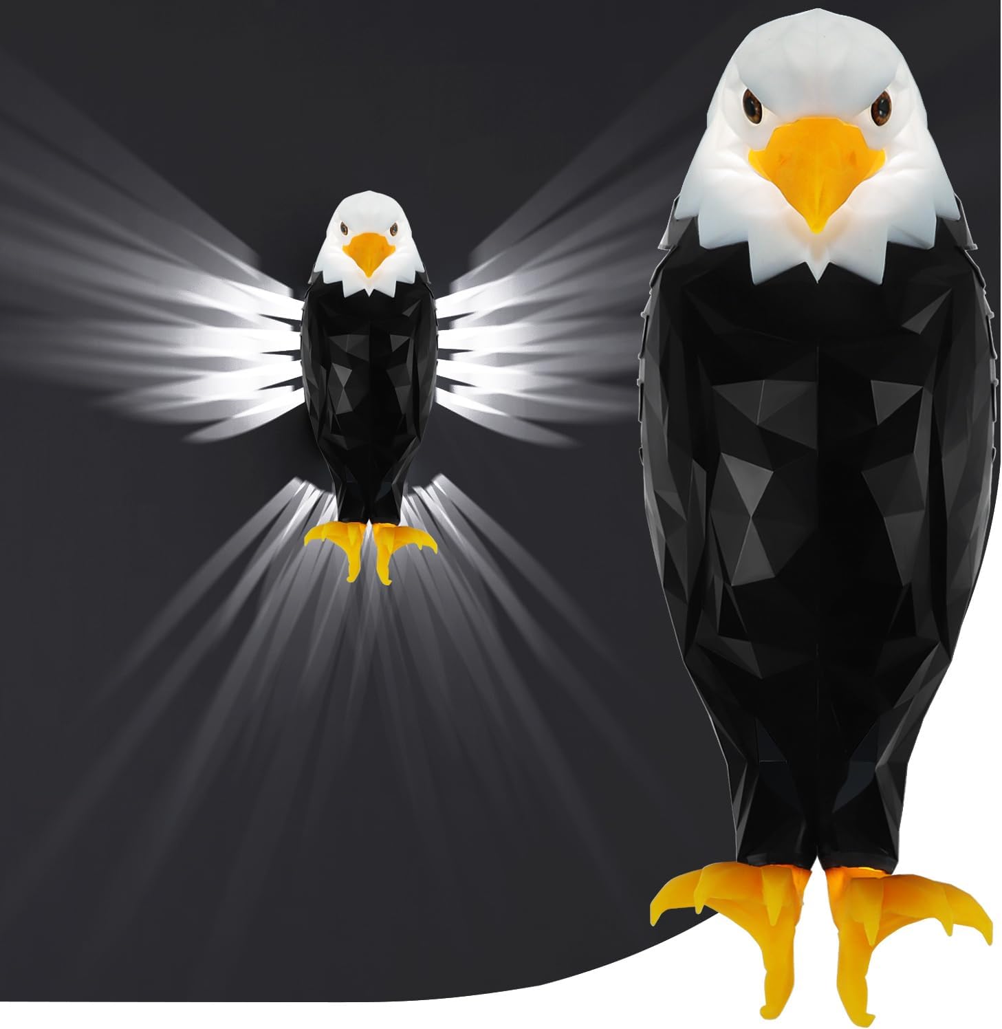 Bald Eagle Wall Light with Remote Control