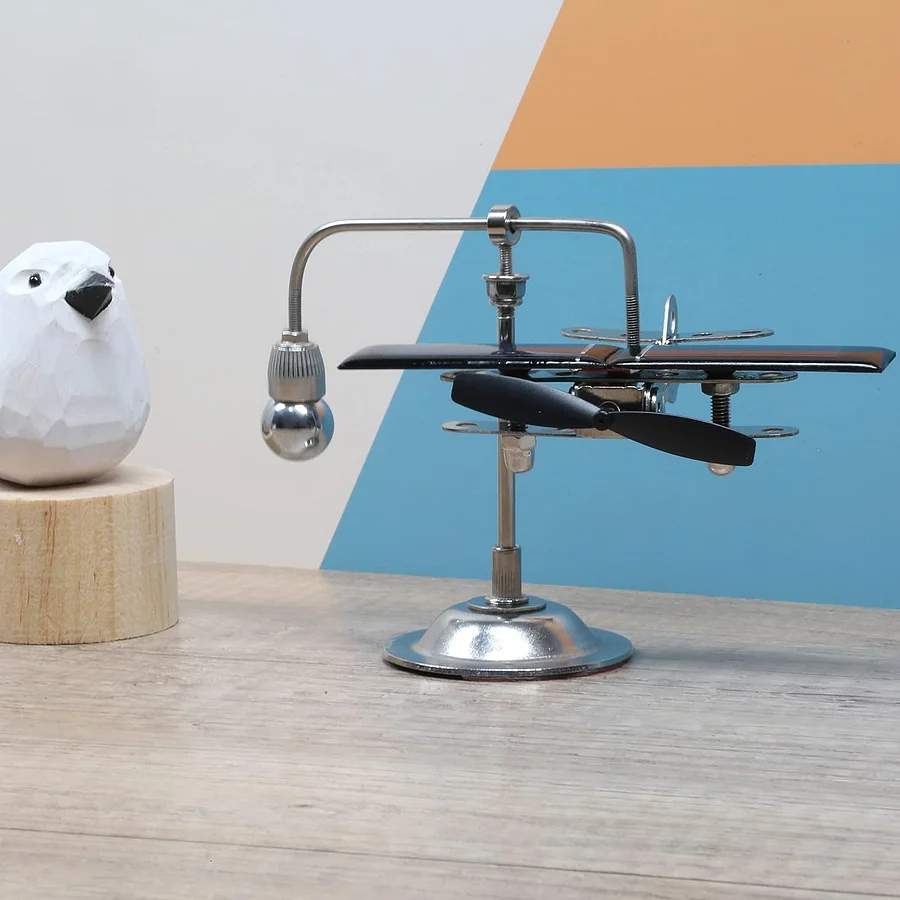 Solar Plane Aircraft Balancing Toy