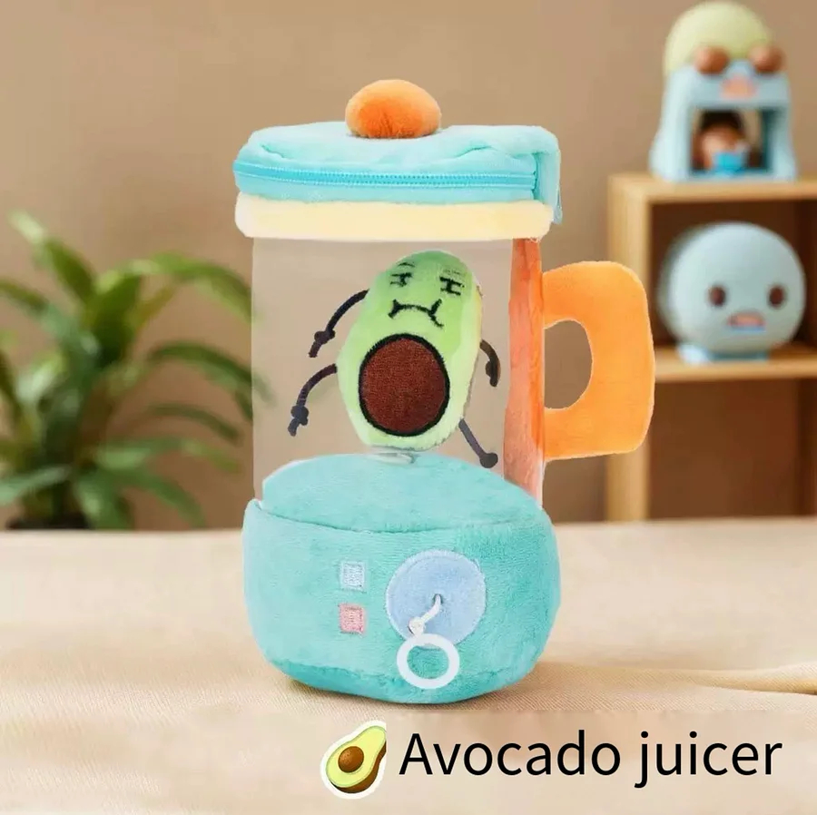 Plush Carrot Juicer Toy,Cute,Creative,Novelty,Portable,Carrot Doll