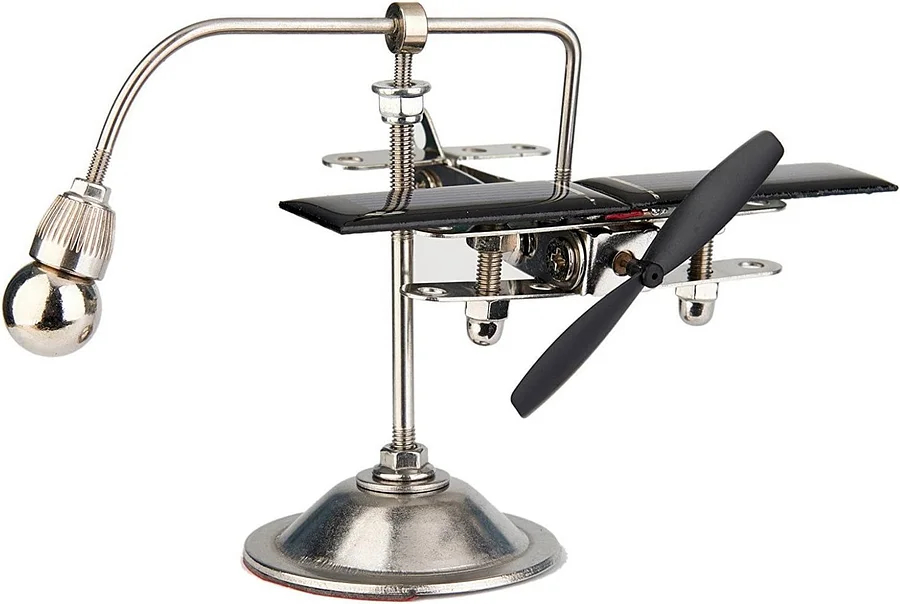 Solar Plane Aircraft Balancing Toy