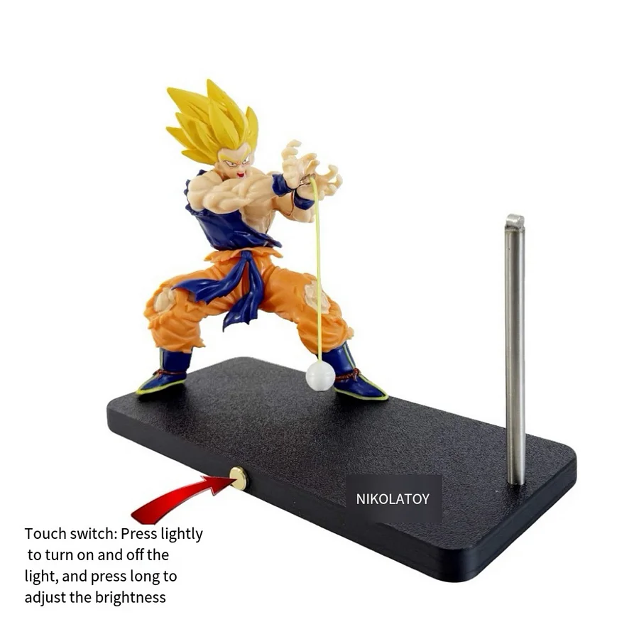 Dragon Ball Goku Kamehameha Floating Night Light – USB Rechargeable