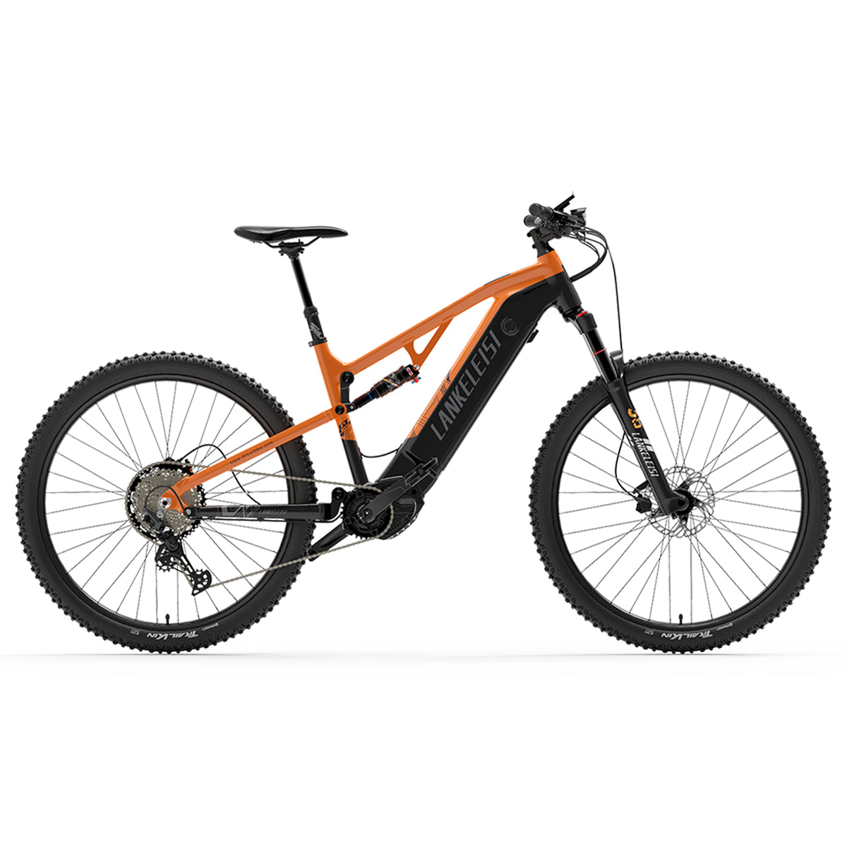 Lankeleisi GT800 Mountain Electric Bike 500W Bafang Middle Motor 48V 20Ah SAMSUNG Battery 120Nm 120-150KM Range MAX 40KM/H Speed