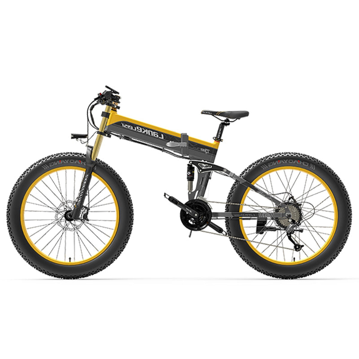 Lankeleisi T750 Plus Big front fork Electric Bike 26*4.0 Inch Fat Tire 1000W Motor 40Km/h Max Speed 48V 17.5Ah Battery 100KM Range Shimano 27-Speed 180KG Max Load