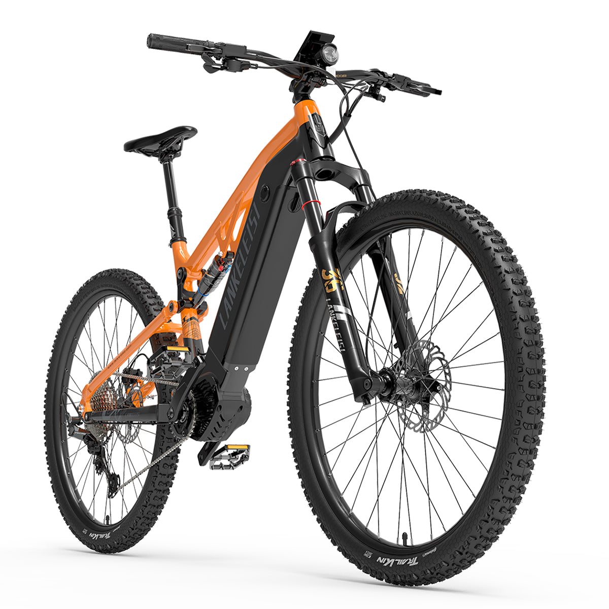 Lankeleisi GT800 Mountain Electric Bike 500W Bafang Middle Motor 48V 20Ah SAMSUNG Battery 120Nm 120-150KM Range MAX 40KM/H Speed