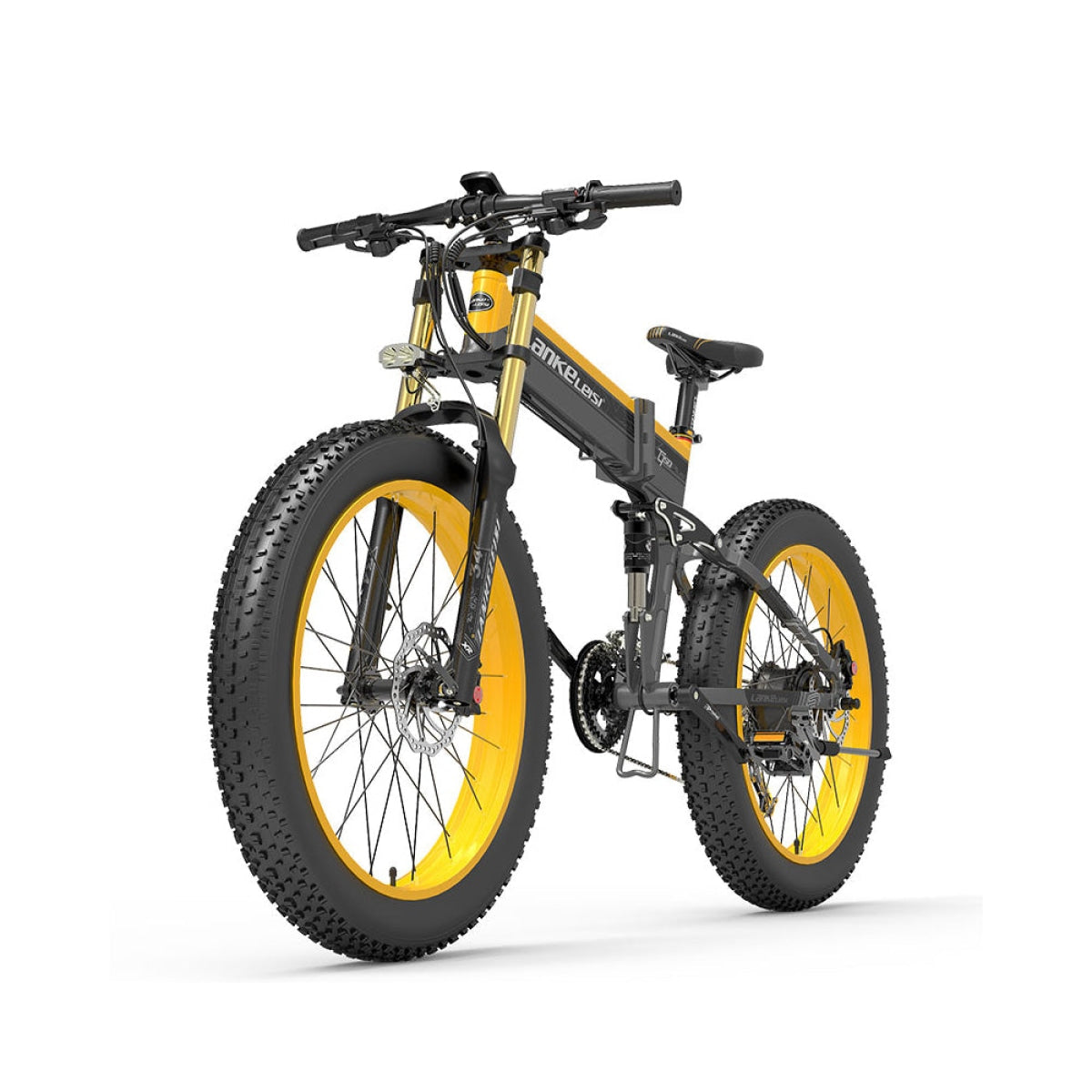 Lankeleisi T750 Plus Big front fork Electric Bike 26*4.0 Inch Fat Tire 1000W Motor 40Km/h Max Speed 48V 17.5Ah Battery 100KM Range Shimano 27-Speed 180KG Max Load