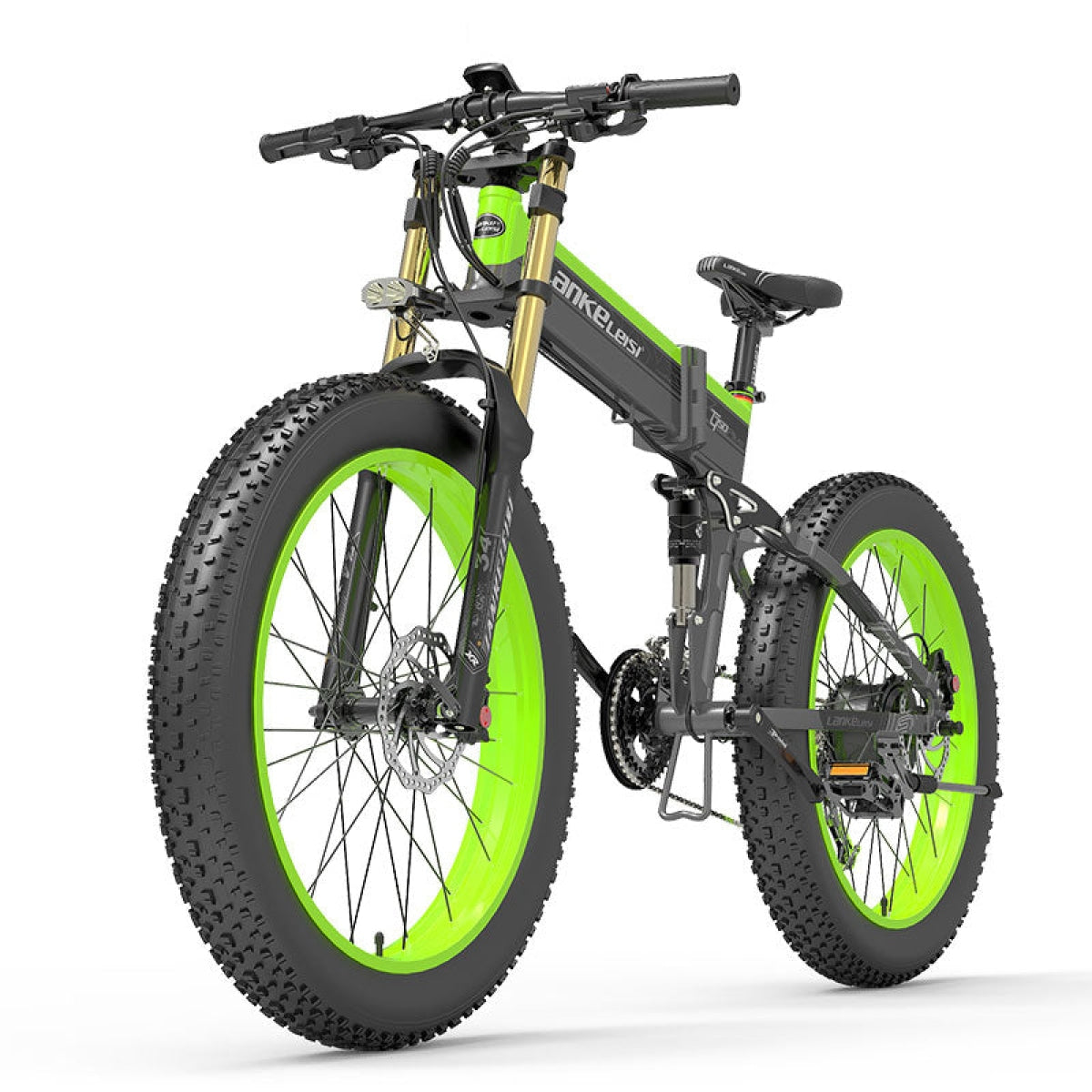 Lankeleisi T750 Plus Big front fork Electric Bike 26*4.0 Inch Fat Tire 1000W Motor 40Km/h Max Speed 48V 17.5Ah Battery 100KM Range Shimano 27-Speed 180KG Max Load