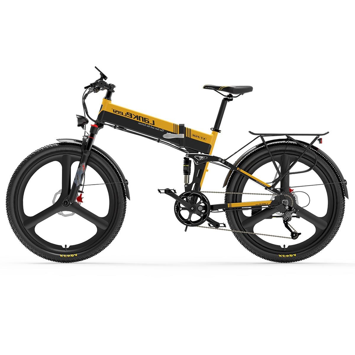 Lankeleisi XT750 Sports Version 500W  12.8Ah Battery 35Km/h 110Km Mileage 26" Foldable Electric Mountain Bike