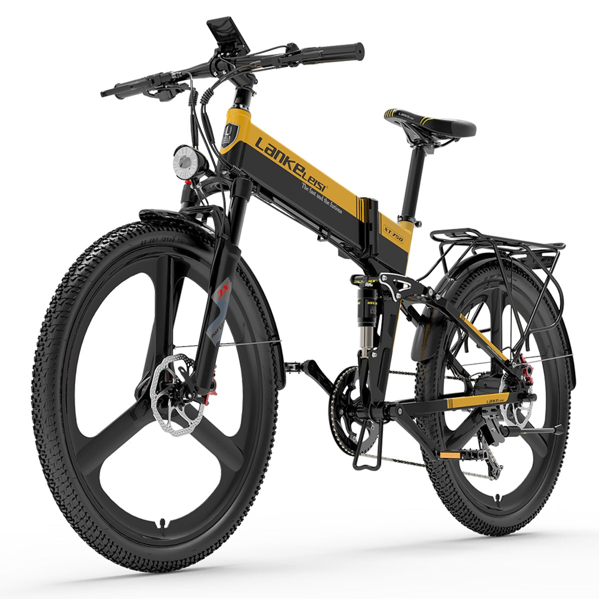 Lankeleisi XT750 Sports Version 500W  12.8Ah Battery 35Km/h 110Km Mileage 26" Foldable Electric Mountain Bike