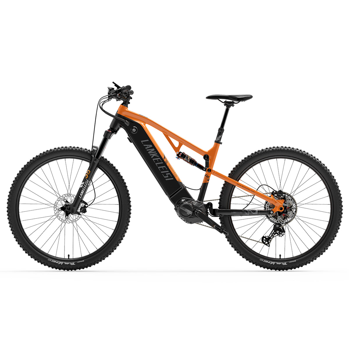 Lankeleisi GT800 Mountain Electric Bike 500W Bafang Middle Motor 48V 20Ah SAMSUNG Battery 120Nm 120-150KM Range MAX 40KM/H Speed