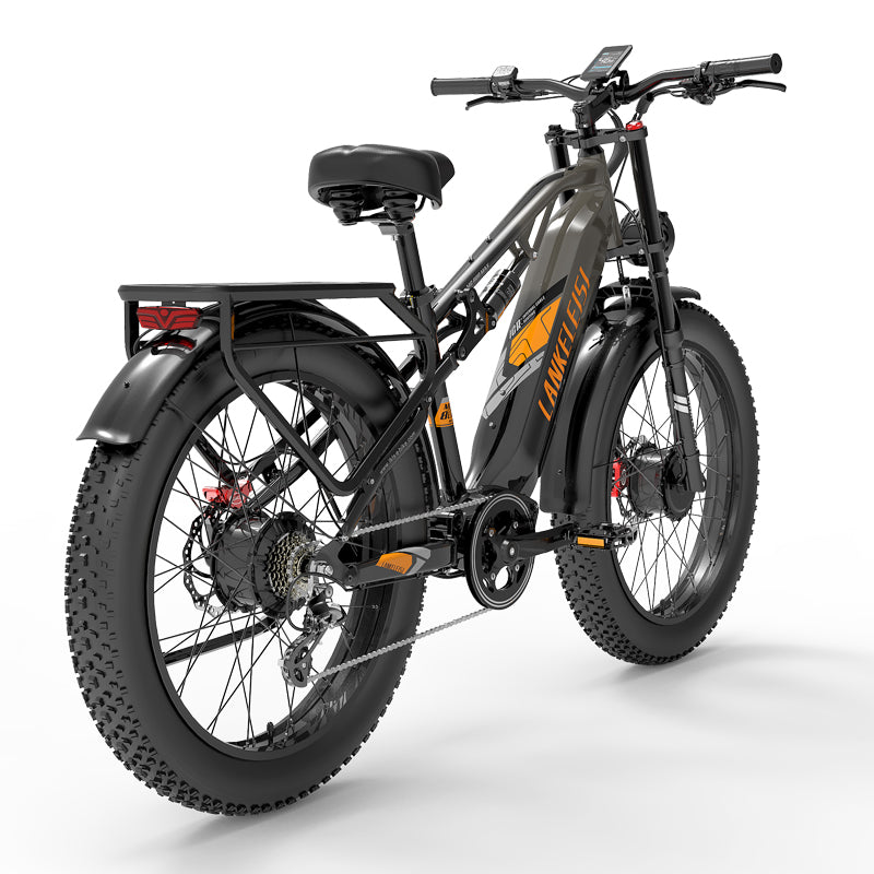Lankeleisi MG800 MAX 1000W*2 Dual Motor 48V 20Ah Samsung Battery 48Km/h Max Speed 130Km Max Mileage Fat bike 