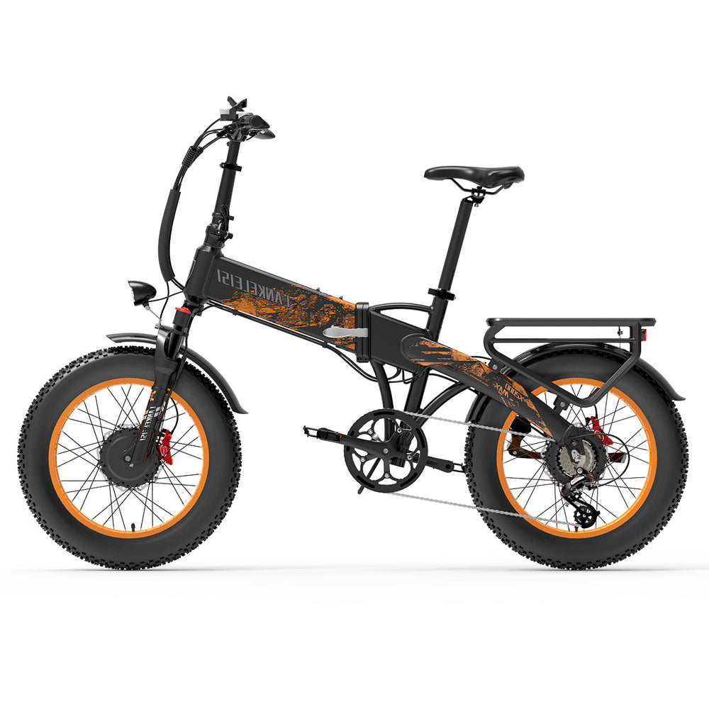 Lankeleisi X2000 MAX 1000W*2 Motor 20Ah Samsung Battery 48Km/h Speed 130Km Mileage 20" Fat Bike 
