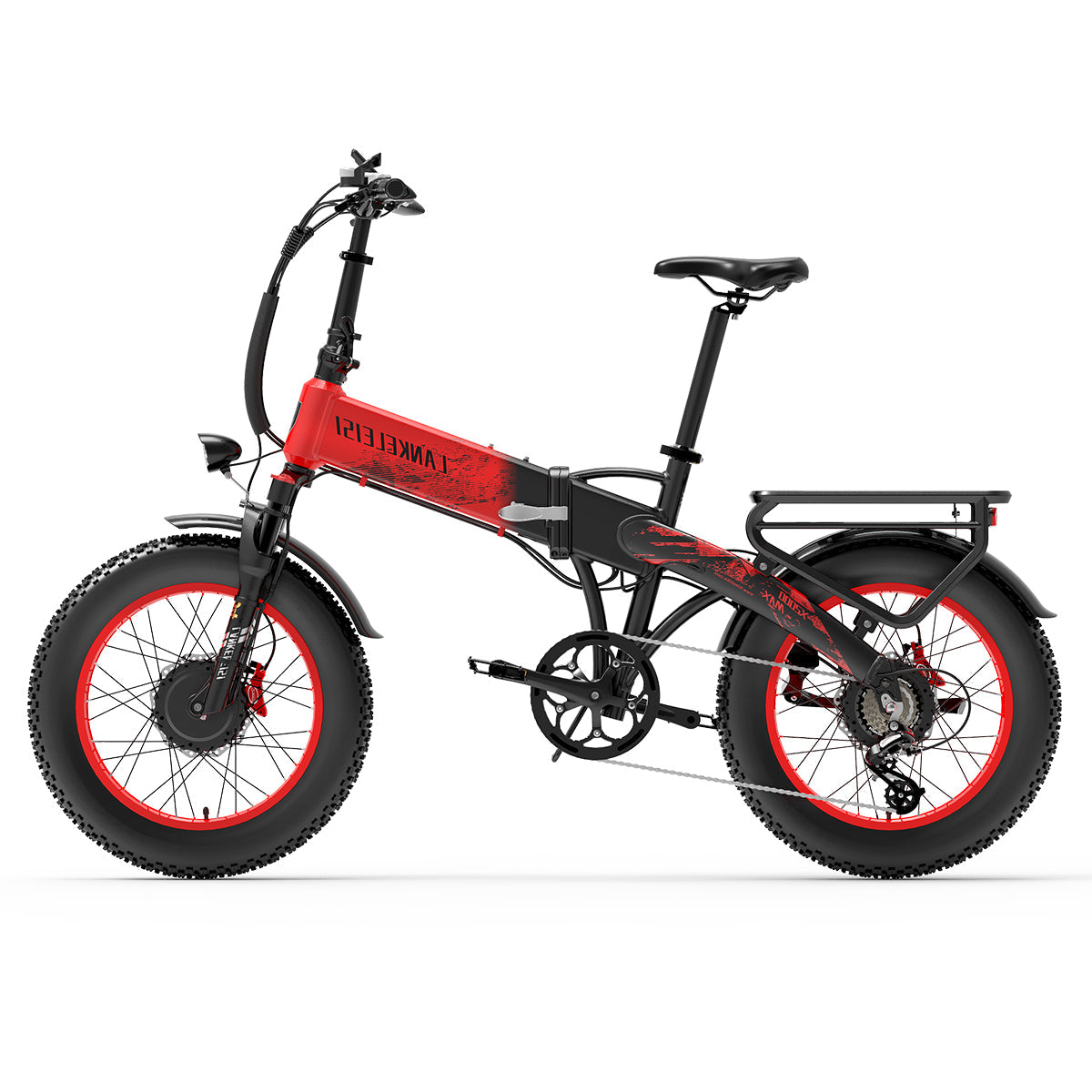 Lankeleisi X2000 MAX 1000W*2 Motor 20Ah Samsung Battery 48Km/h Speed 130Km Mileage 20" Fat Bike 
