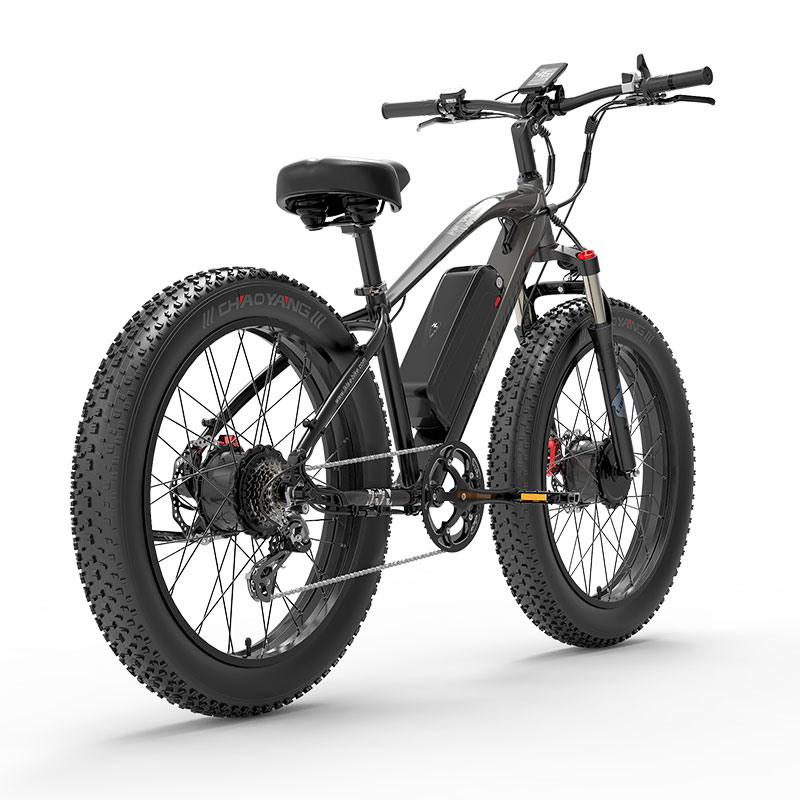 Lankeleisi MG740 PLUS Electric Bike 26*4.0'' Tires 1000W*2 Dual Motor 48V20Ah Battery 49km/h Max Speed