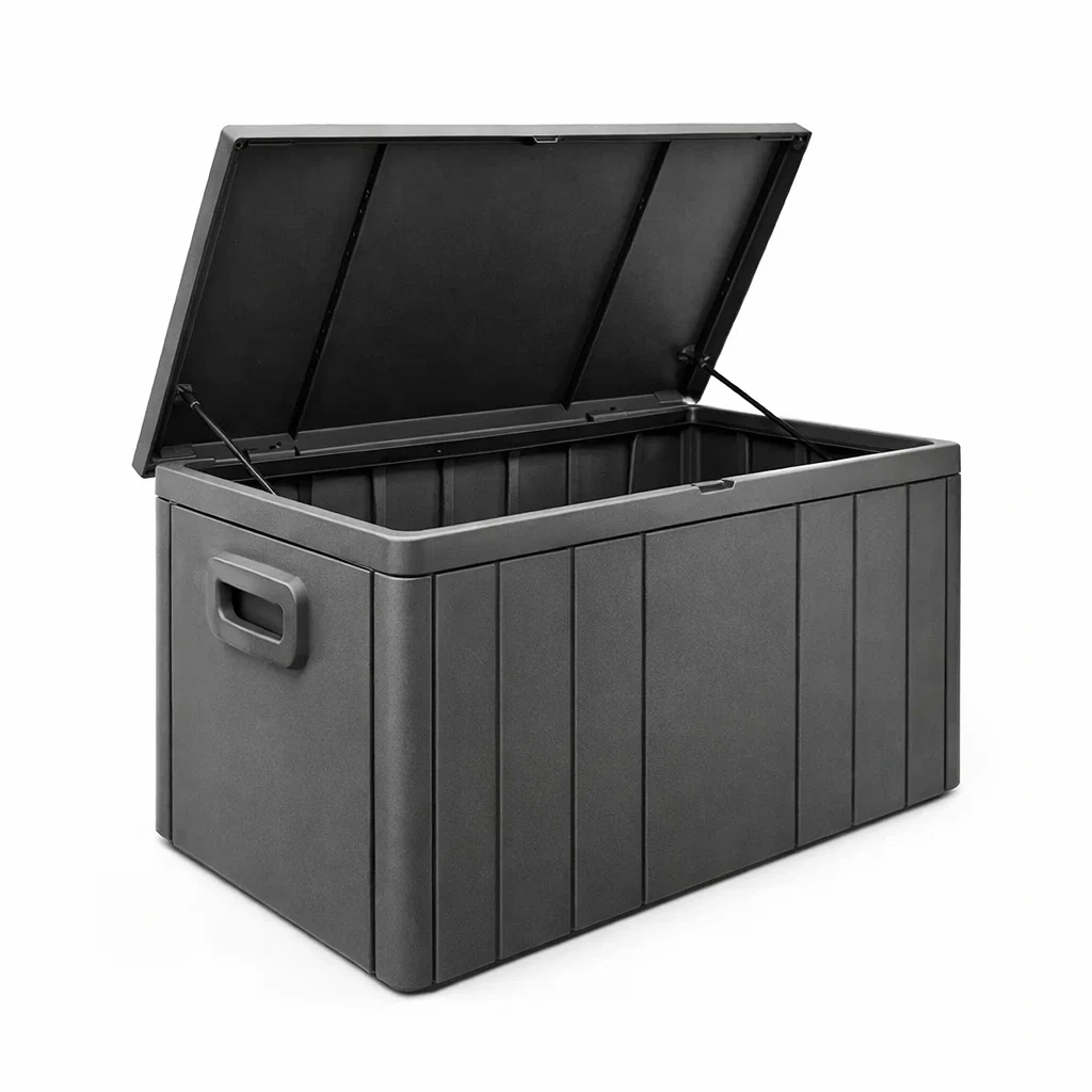 Contenitore da Esterno in Polipropilene Antracite 120x60x65 cm-COMFORTABLENOOK