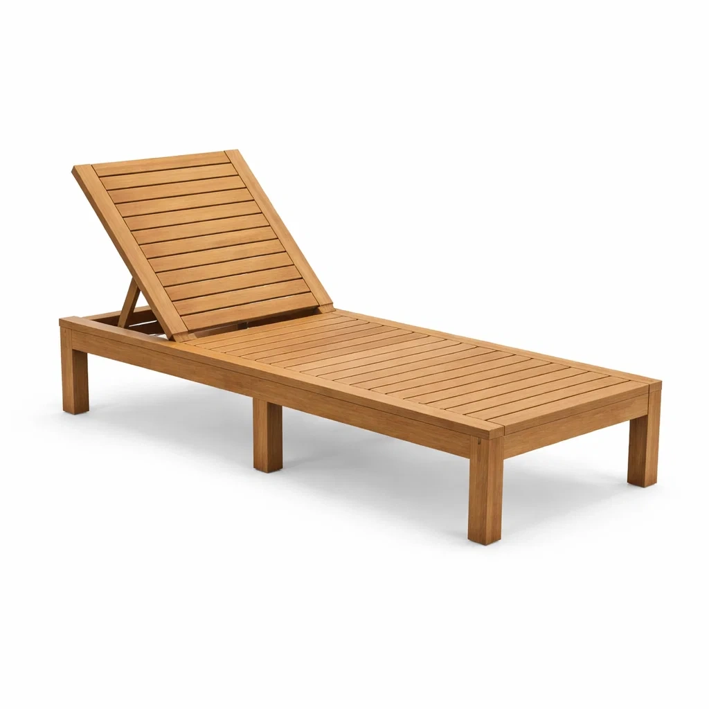 Lettino in Legno di Teak-COMFORTABLENOOK