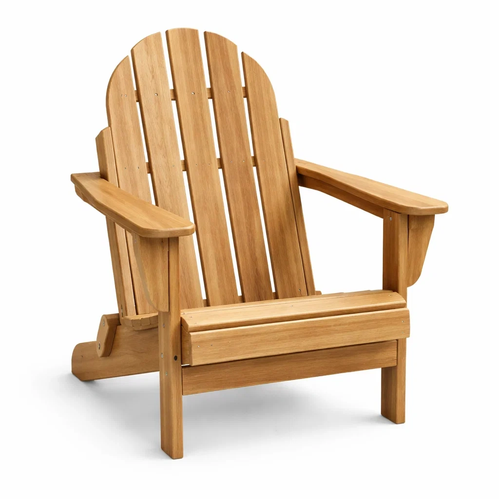 Sedia Adirondack in Legno di Teak-COMFORTABLENOOK