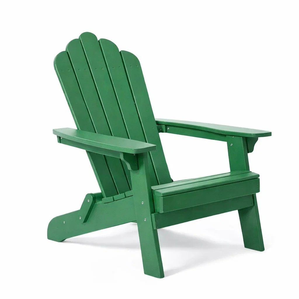 Sedia Adirondack in Plastica Verde-COMFORTABLENOOK