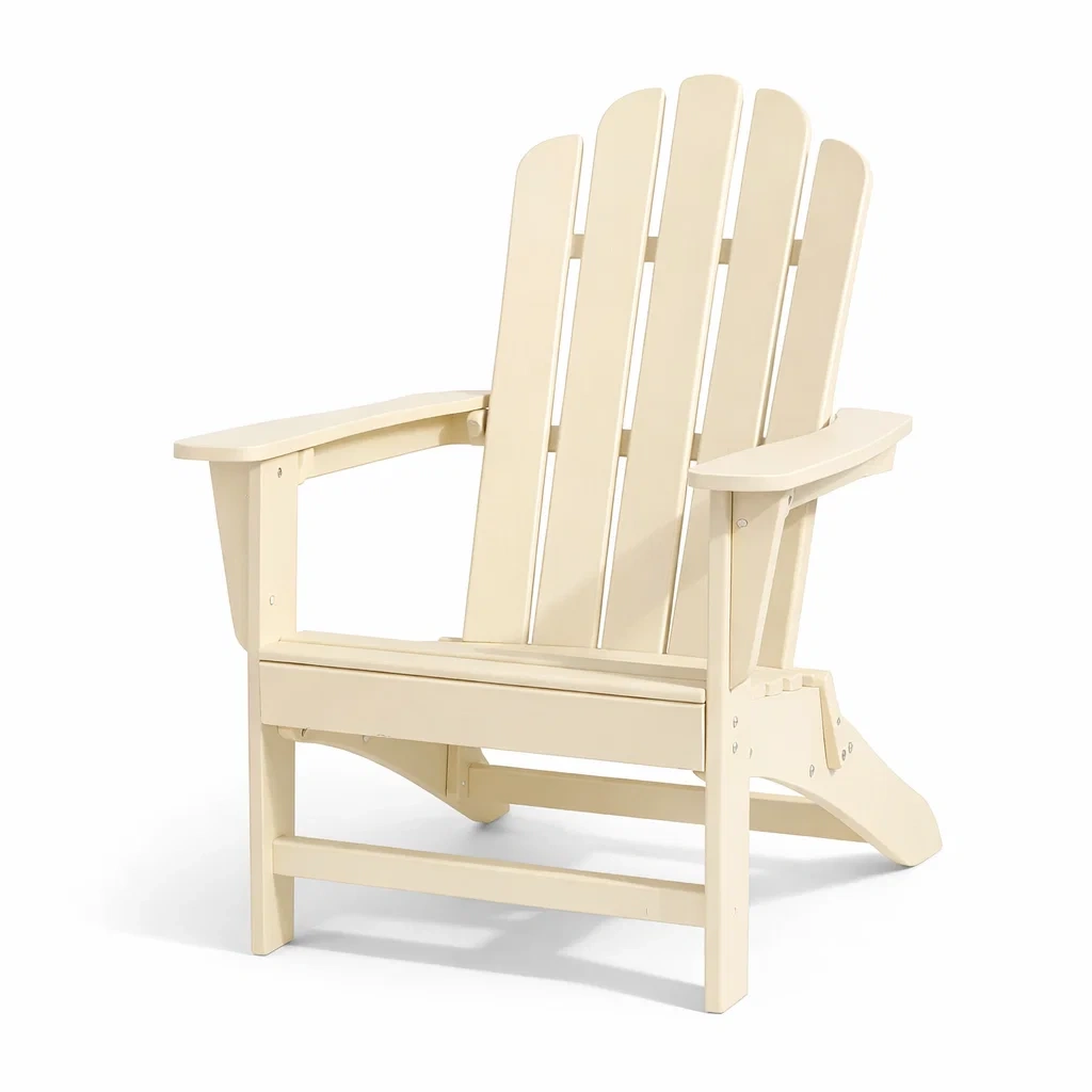 Sedia Adirondack in Legno di Pino Crema-COMFORTABLENOOK