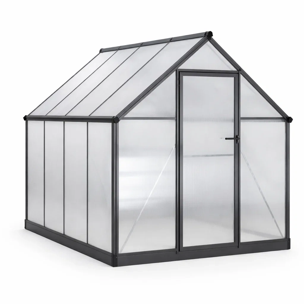 Serra in policarbonato con struttura in alluminio-LUXEBLISSLIVING