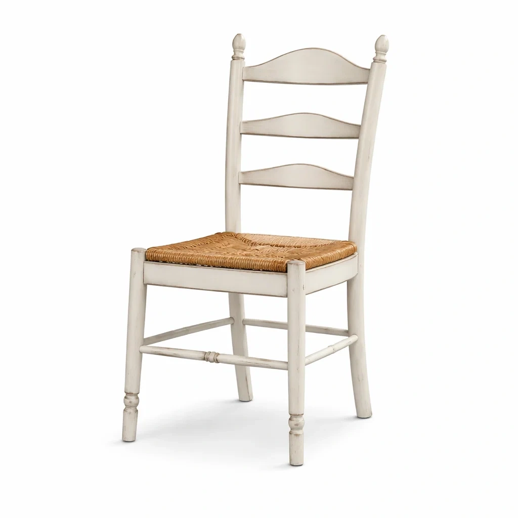 Sedia da pranzo in Legno di Faggio con Seduta in Paglia Intrecciata-TRENDYSANCTUARYLIVING