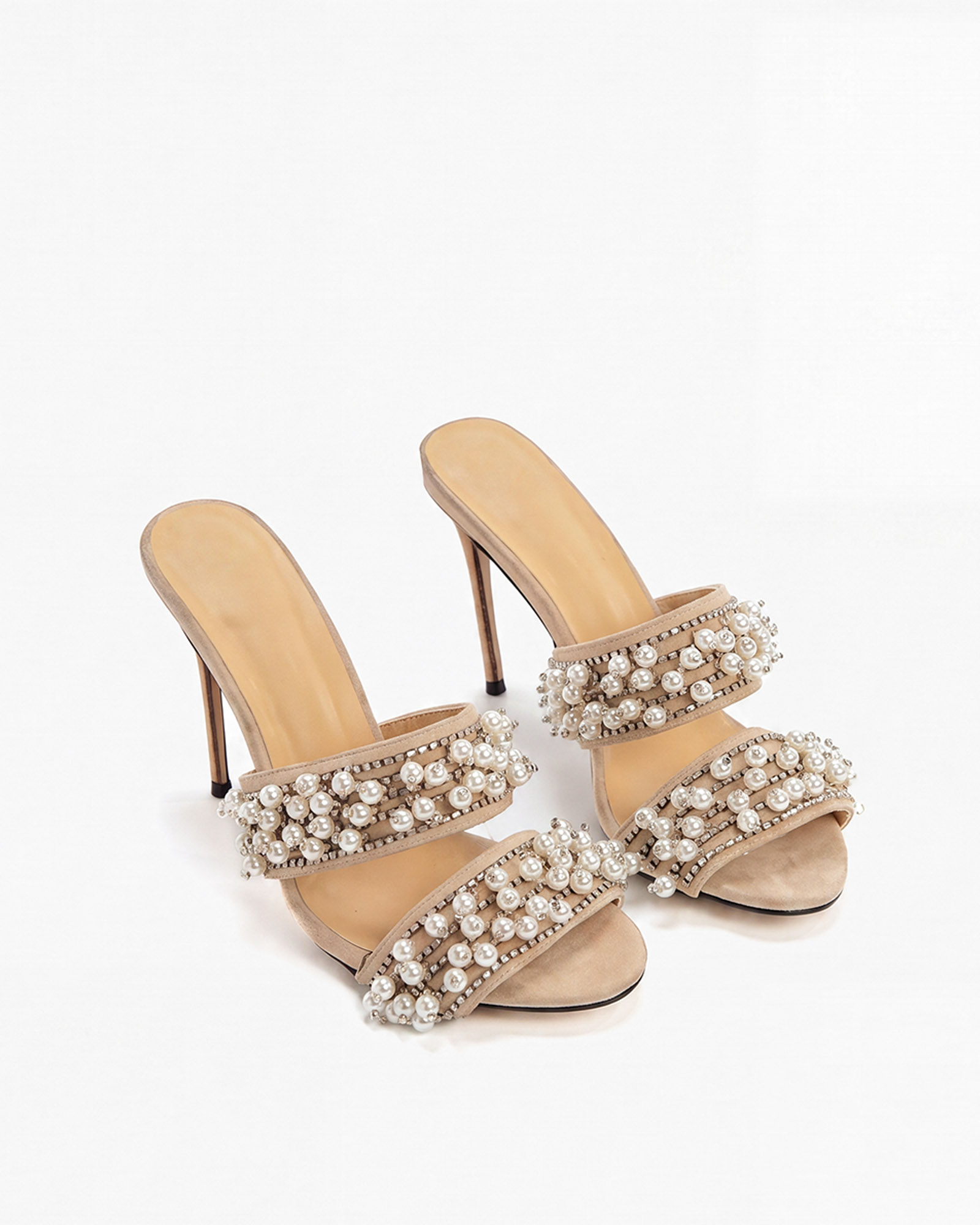 Libi Pearl Mules In Nude