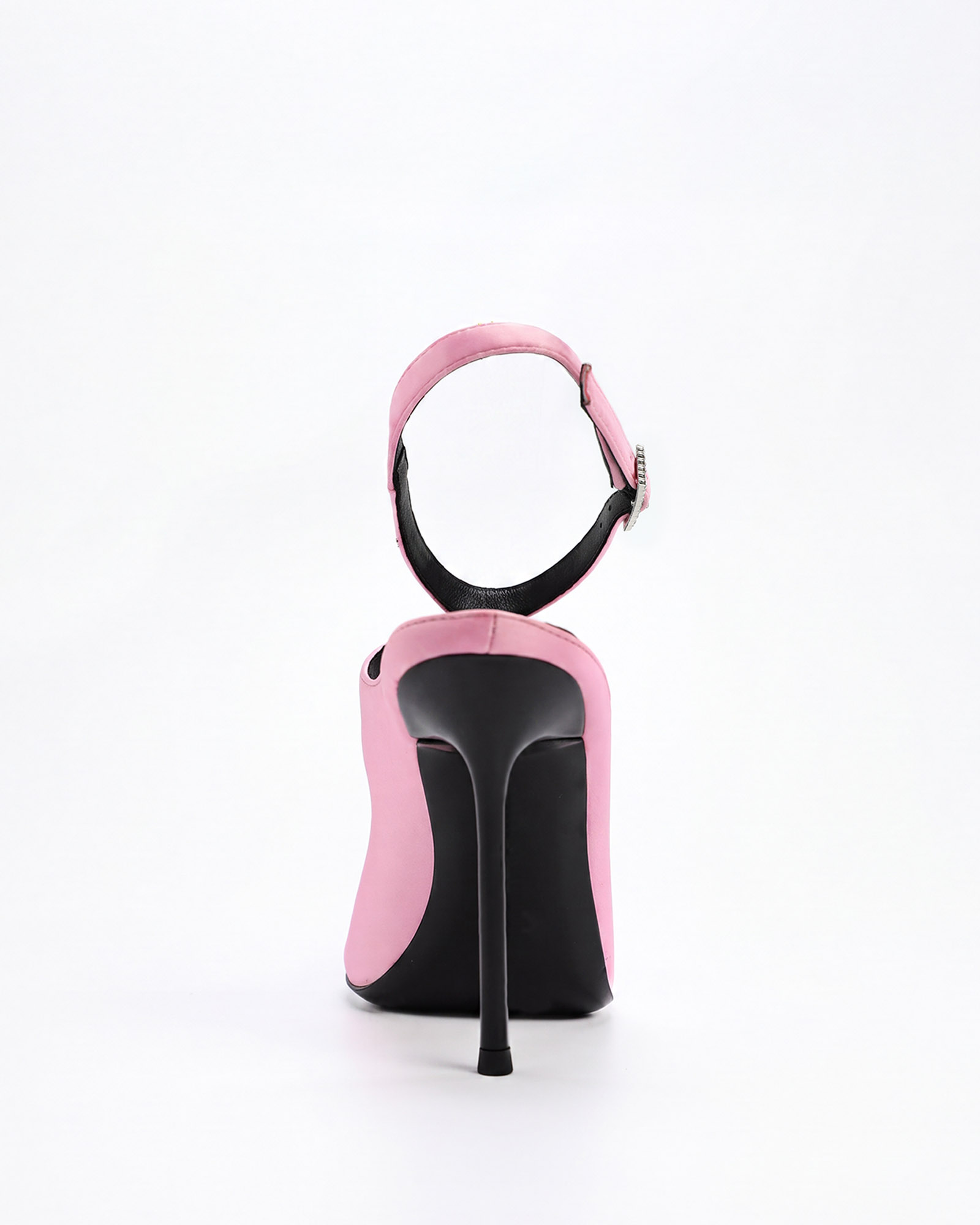 Liddy Cutout Cross Strap Sandals In Barbie Pink