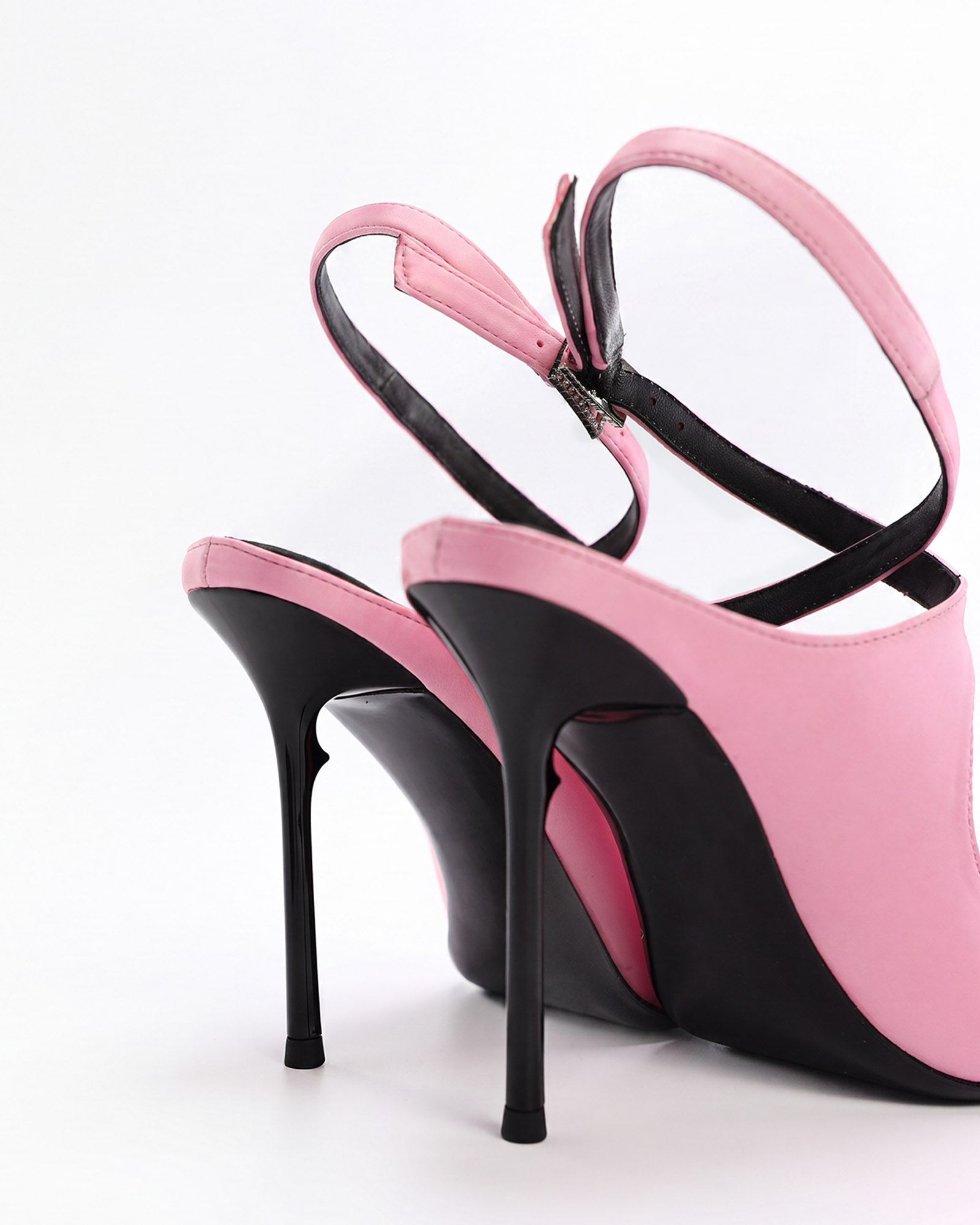Liddy Cutout Cross Strap Sandals In Barbie Pink