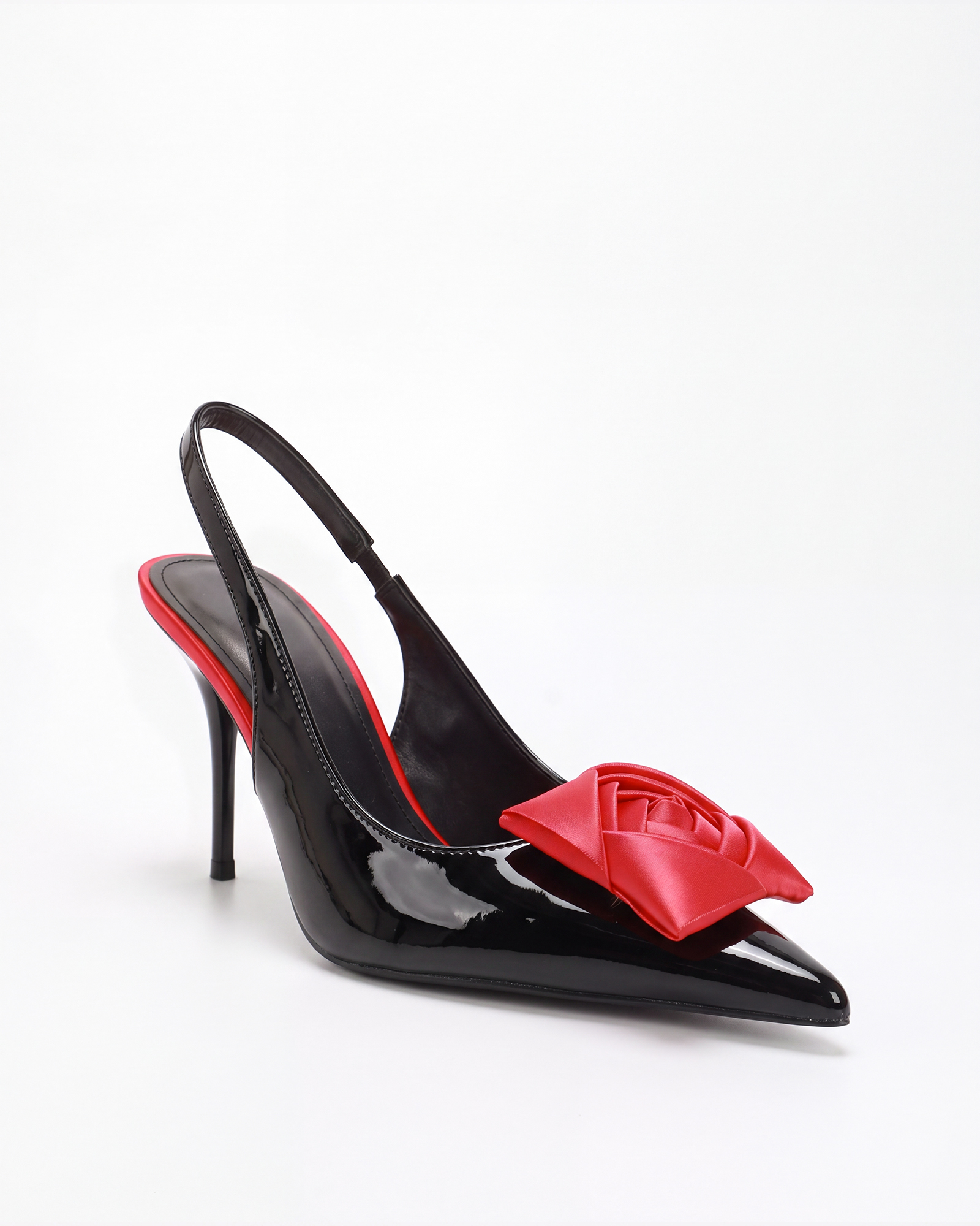 Made Rose Slingback Pumps In Black
