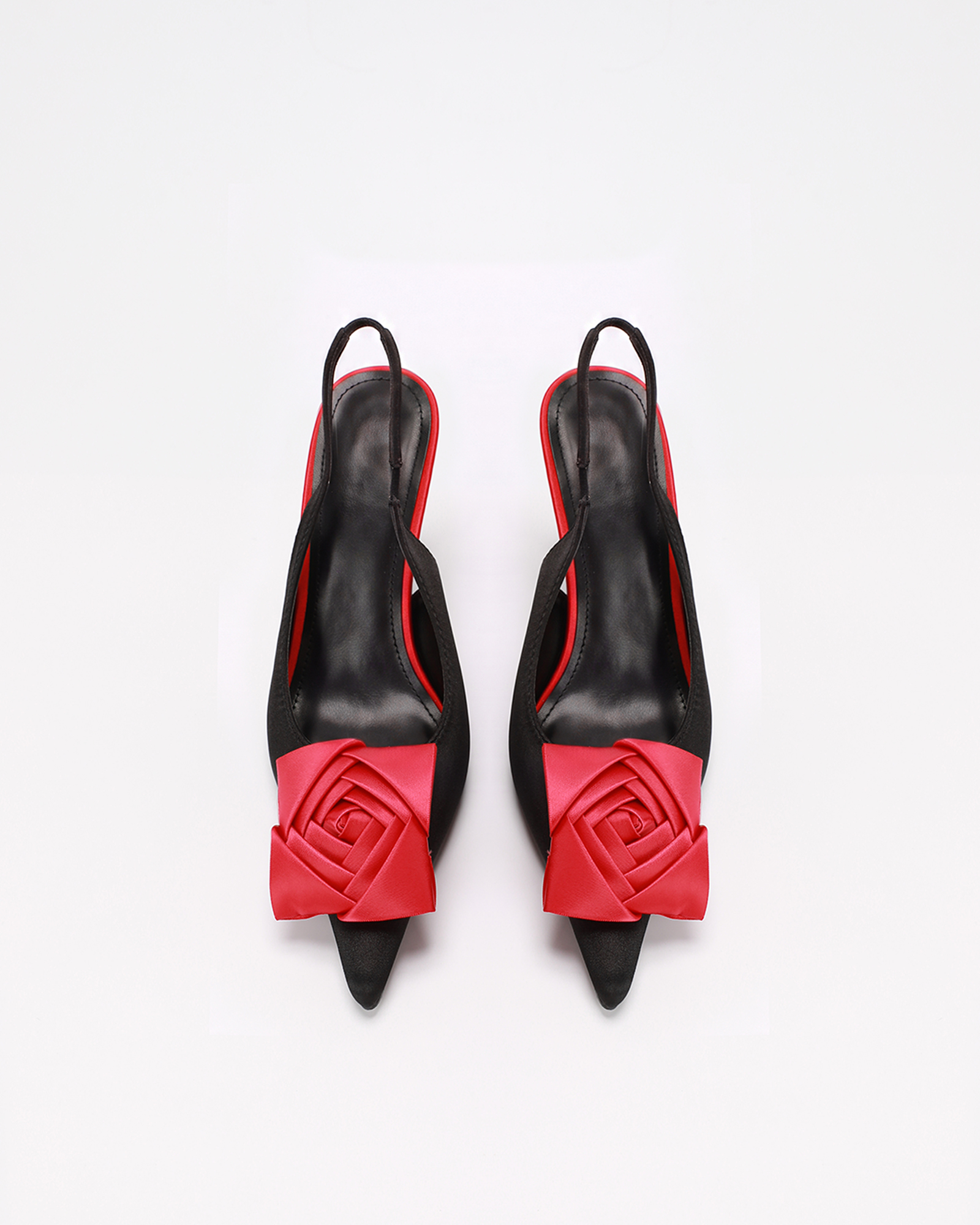 Made Rose Slingback Pumps In Black