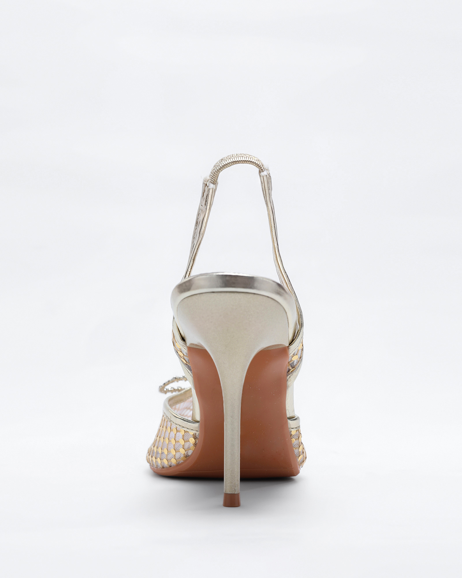 Kaila Polka Dots Bow Slingback Pumps