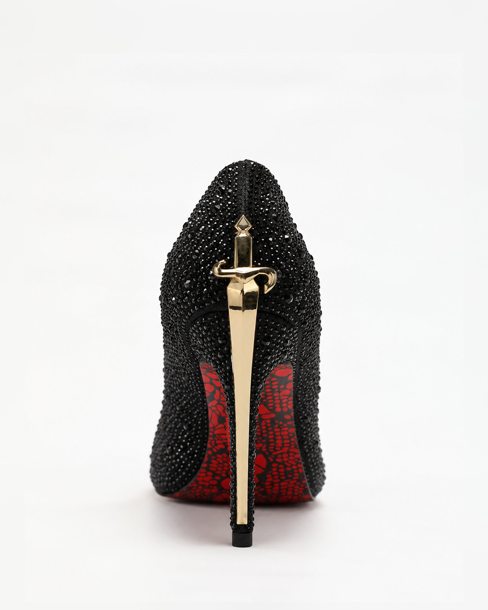 Kun Rhinestone Pumps In Black